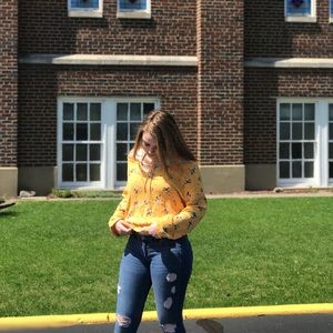 Hollister Floral Blouse